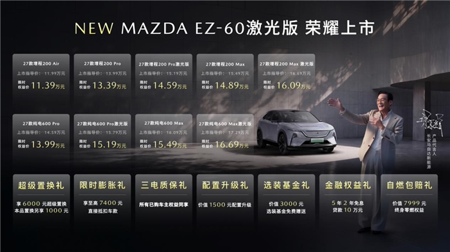 MAZDA EZ-60激光版正式上市 2026长安马自达粉丝盛典珠海盛大启幕(图2)